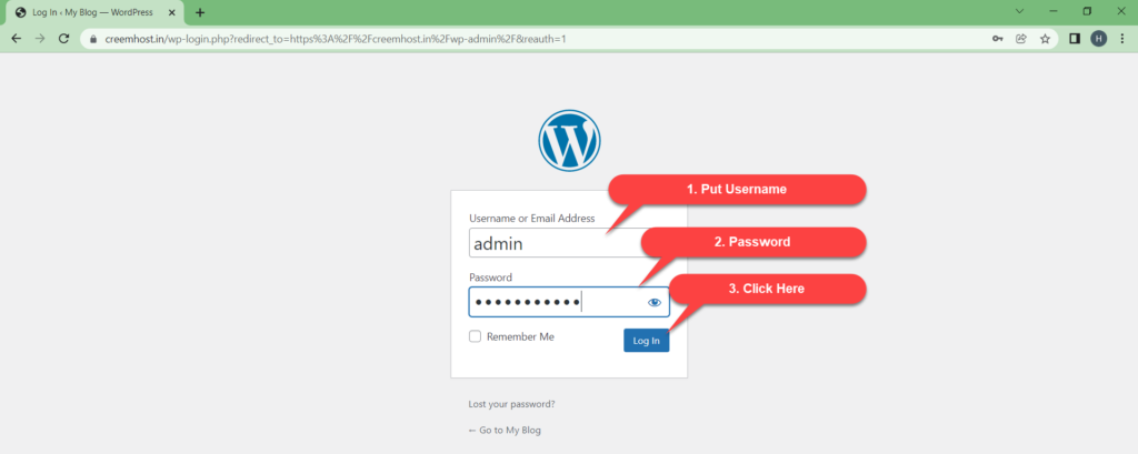 Install WordPress cPanel